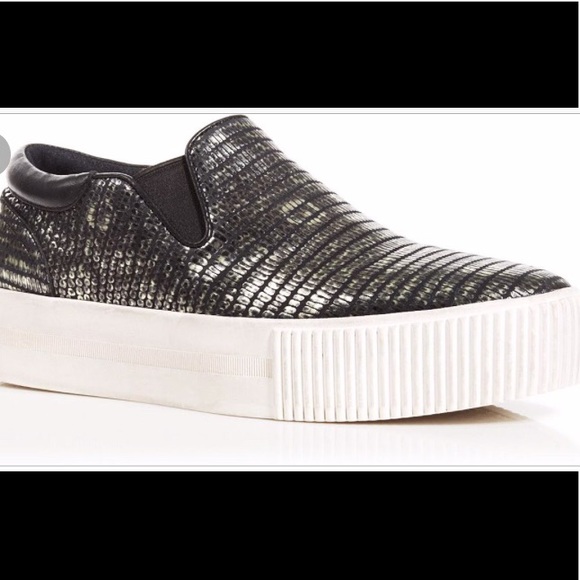 ash metallic sneakers